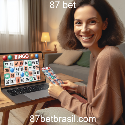 Atração do Bingo Online na Plataforma 87 Bet